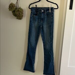 American Eagle Outfitters Dark Blue Flare Jeans